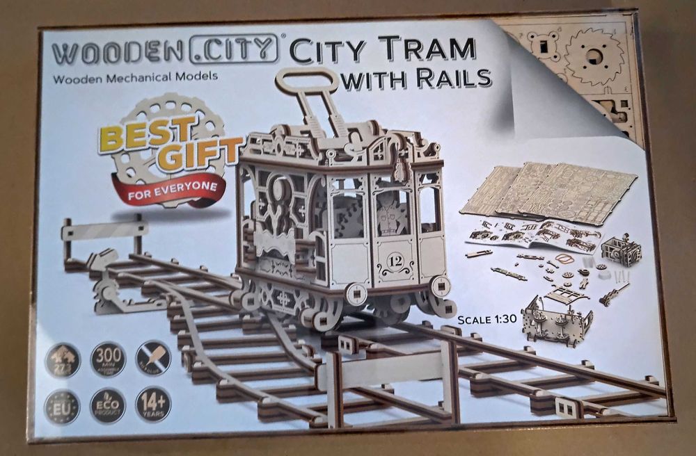 Modelo de Elétrico Citadino com Carris – novo na embalagem original