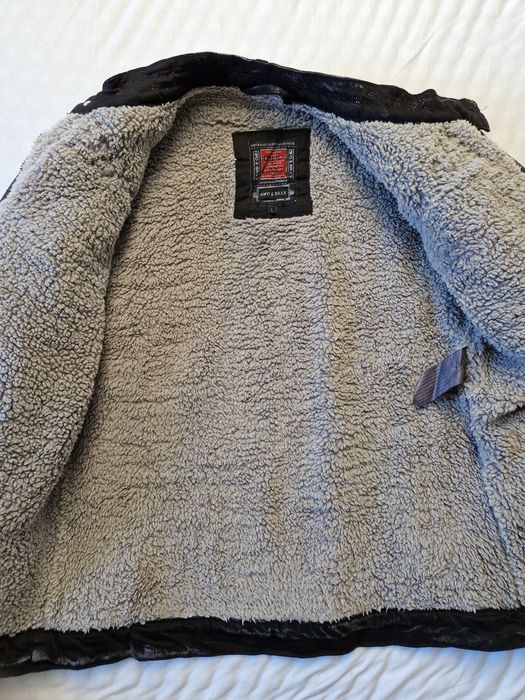 Czarna przecierana kurtka męska CBJ