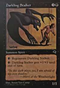 Magic the Gathering  - Darkling Stalker  - Tempest Edition