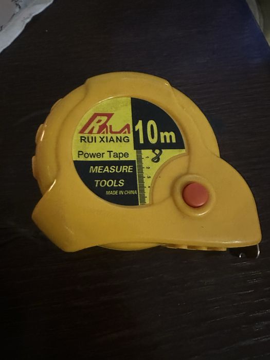 Miara Metrówka Miarka Taśma Zwijana 10 M Żółta