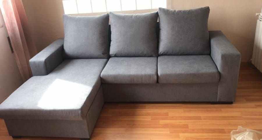 NOVO !!! Sofá com chaiselongue reversível a pronta entrega