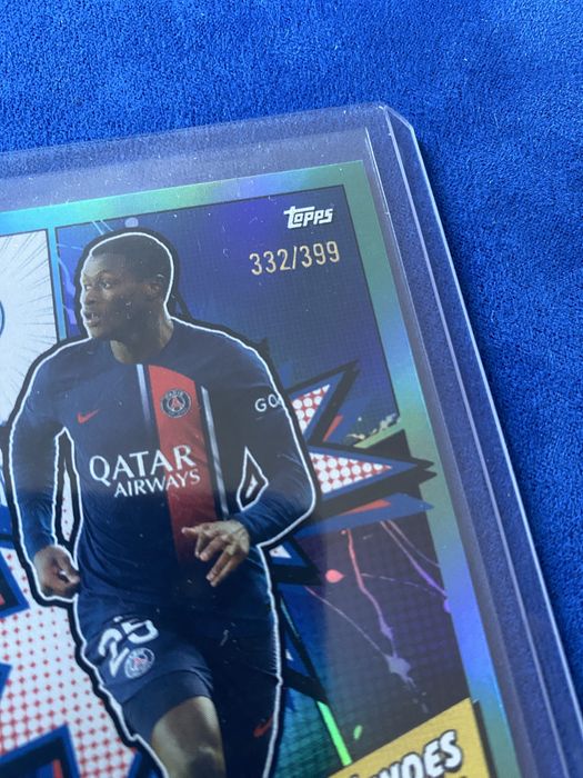 Carta Nuno Mendes /399 Green 2023 Topps PSG