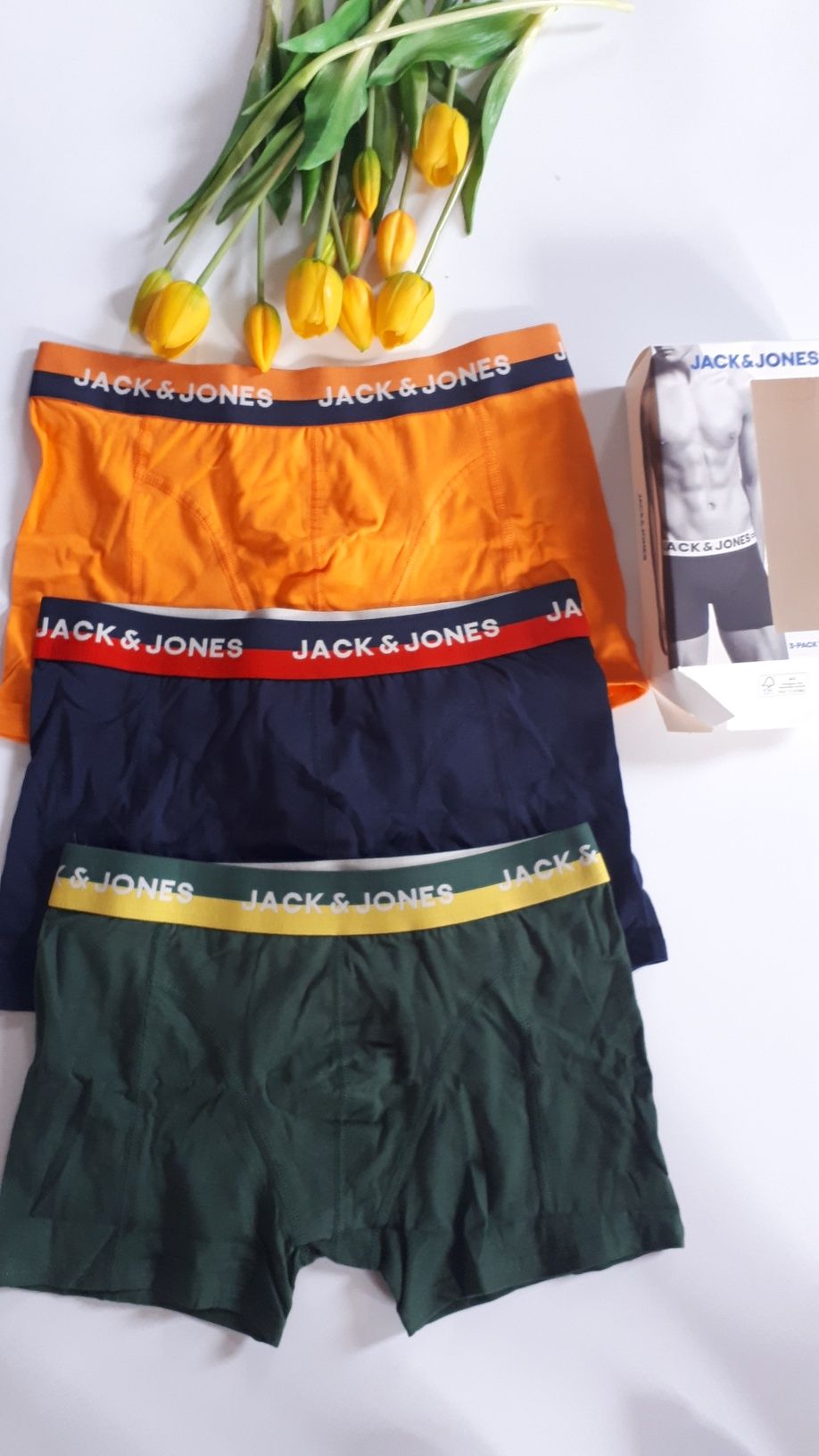 Bokserki męskie 3-pak Jack&Jones M