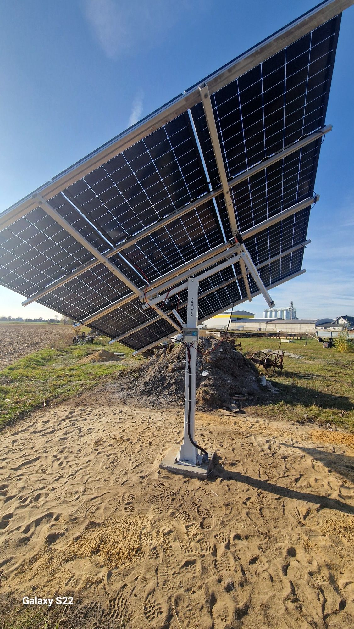 Traker / Tracker obrotowy dwuosiowy Agro-Trade  #OFF-GRID