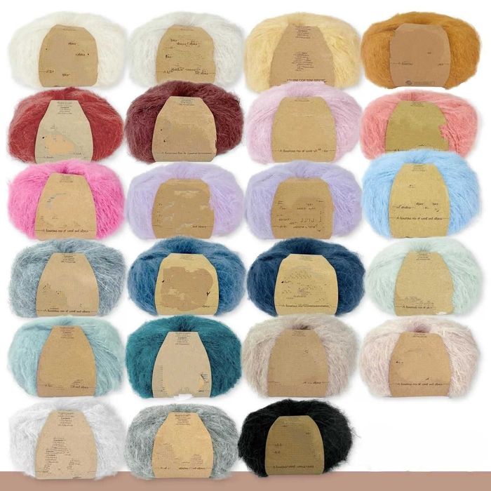 Czapka i komin z delikatnej alpaki i merino - handmade