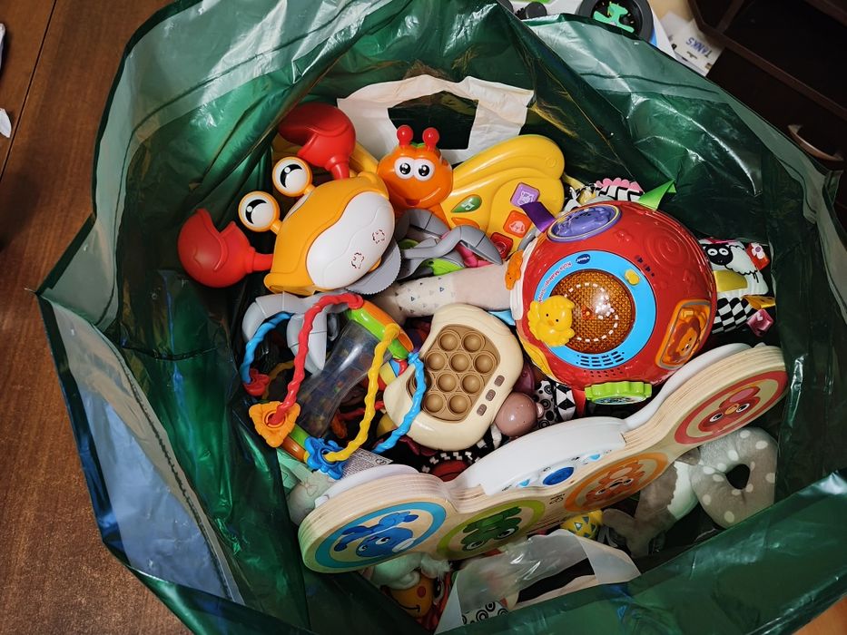 Zestaw zabawek pchacz krab interaktywna