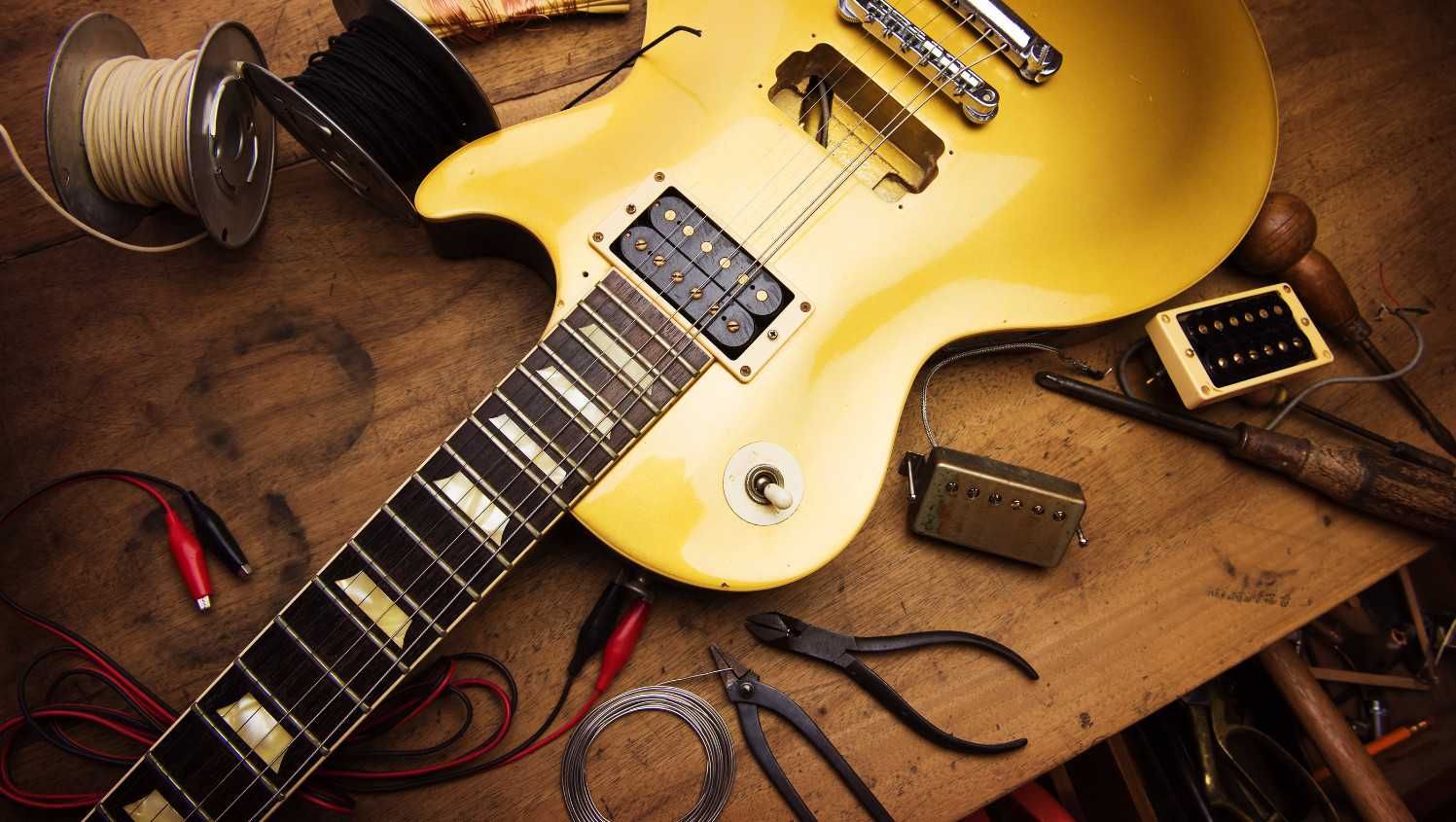 Gitara basowa elektryczna akustyczna serwis naprawa
