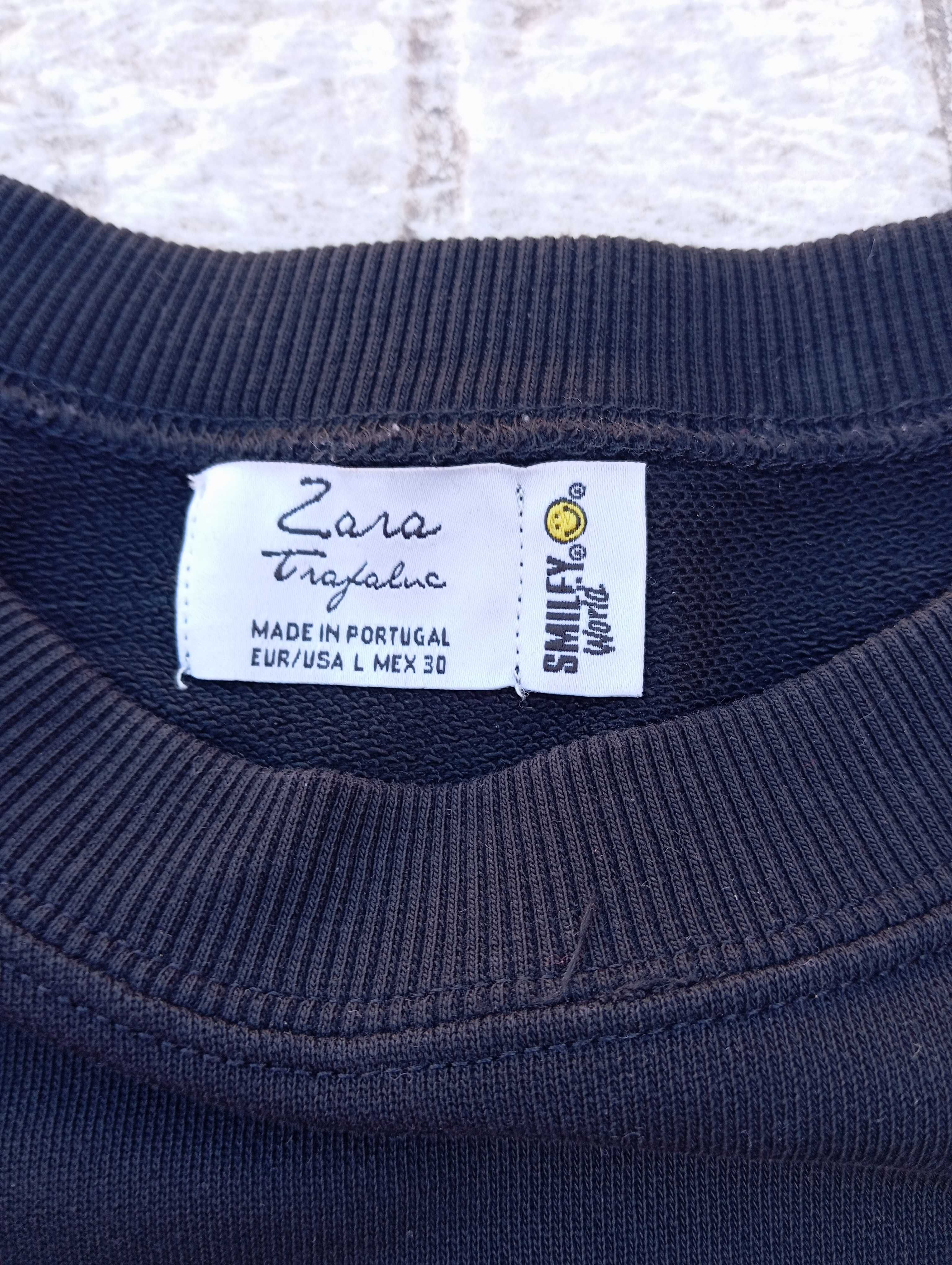 Camisola preta Zara com emojis