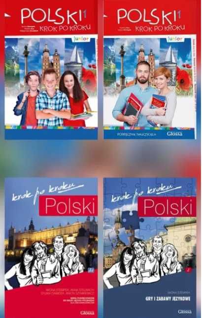 Підручники Krok po kroku Junior, 1, 2, A1, A2