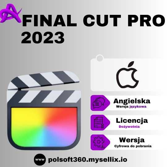 Final Cut Pro 2023 | Licencja Wieczysta | MacOS