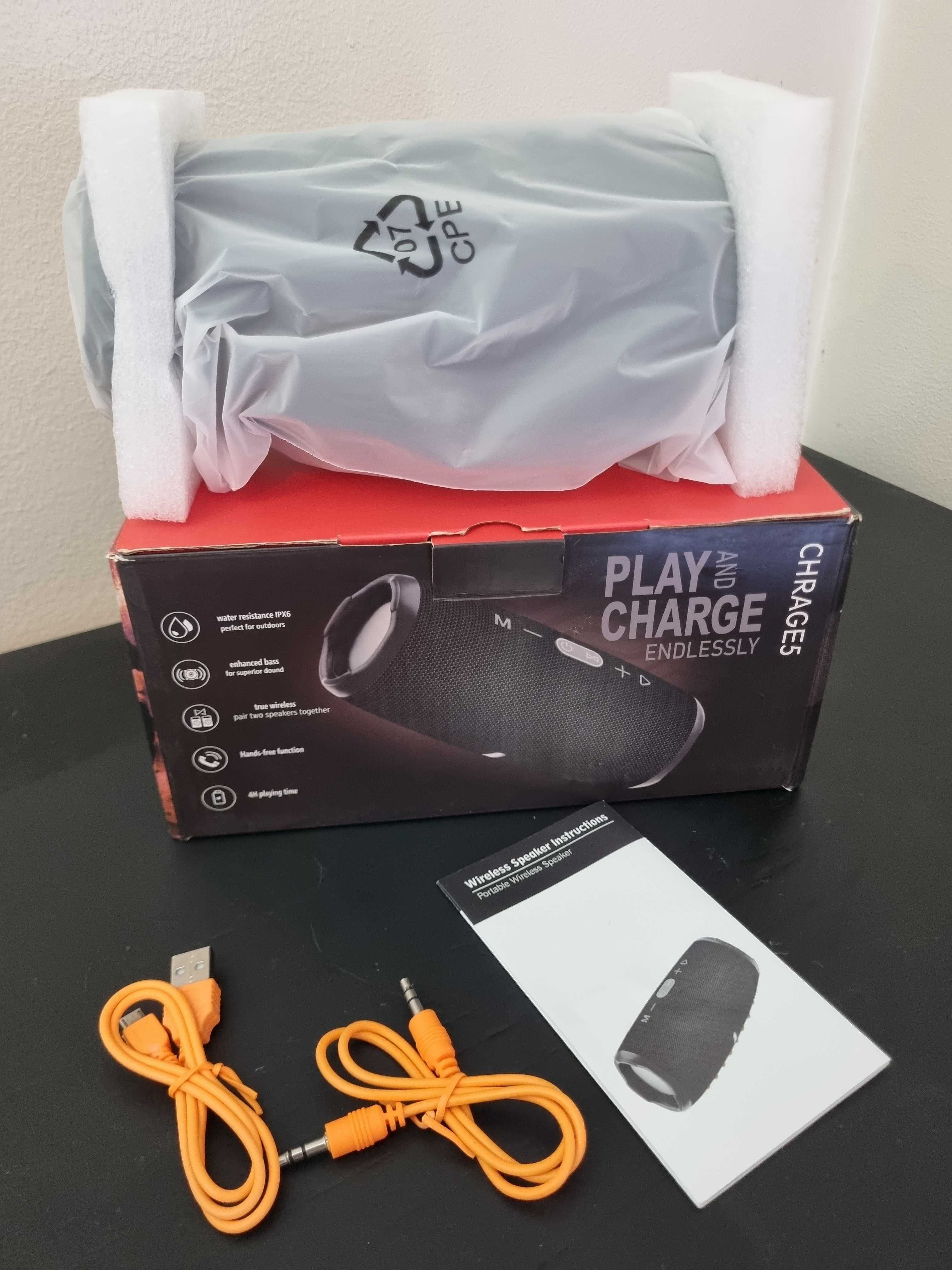 Coluna de som JBL Charge 5 NOVA