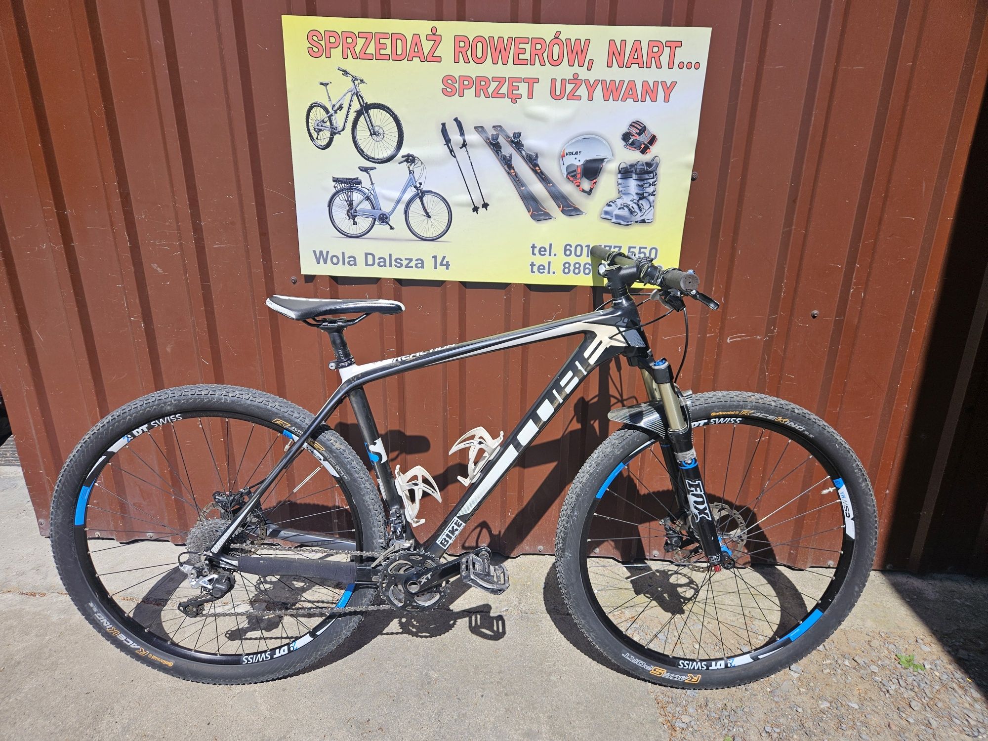 Rower MTB górski cube karbon reaction schimano xt  koła 29