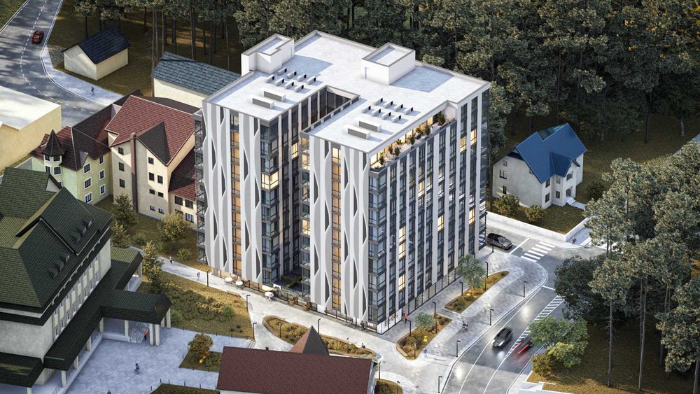Елітні апартаменти в Карпатах з терасами в готельному комплексі