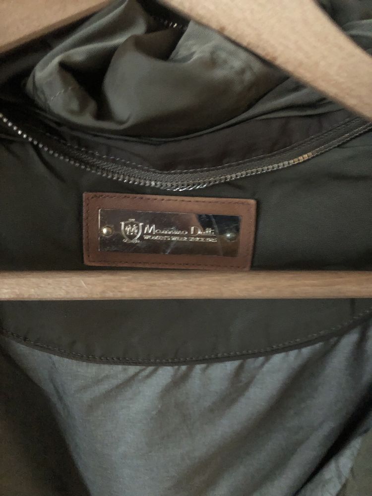Kurtka damska wiosenna lekka Massimo Dutti L kolor khaki