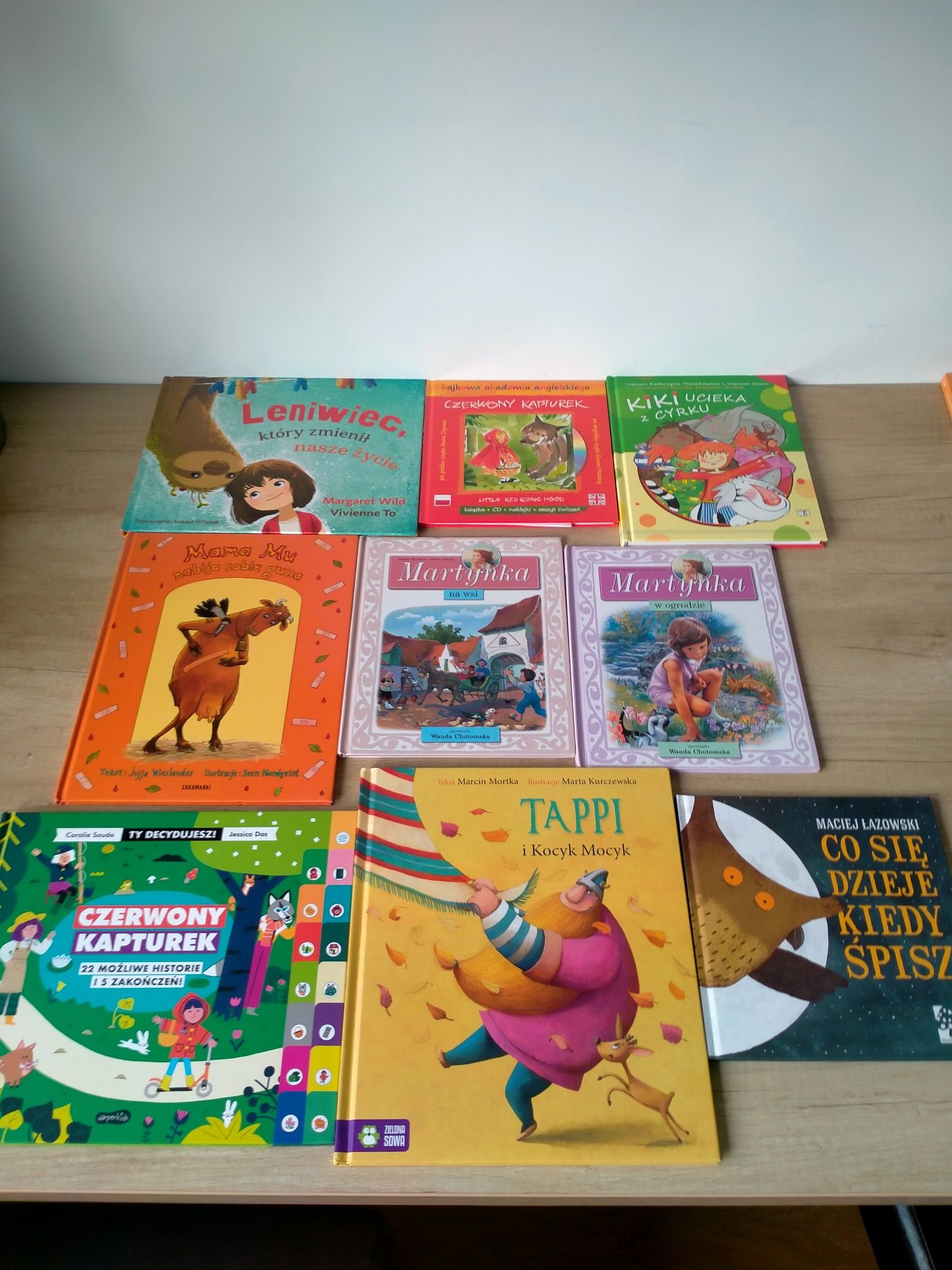 Książki dla dzieci zestaw. Bing, Tappi, Roszpunka, Martynka.