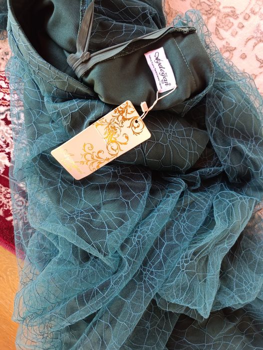 Sukenka długa butelkowa zieleń