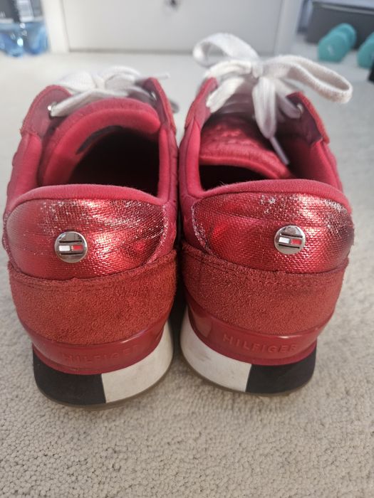 Tommy sneakers 38r czerwone