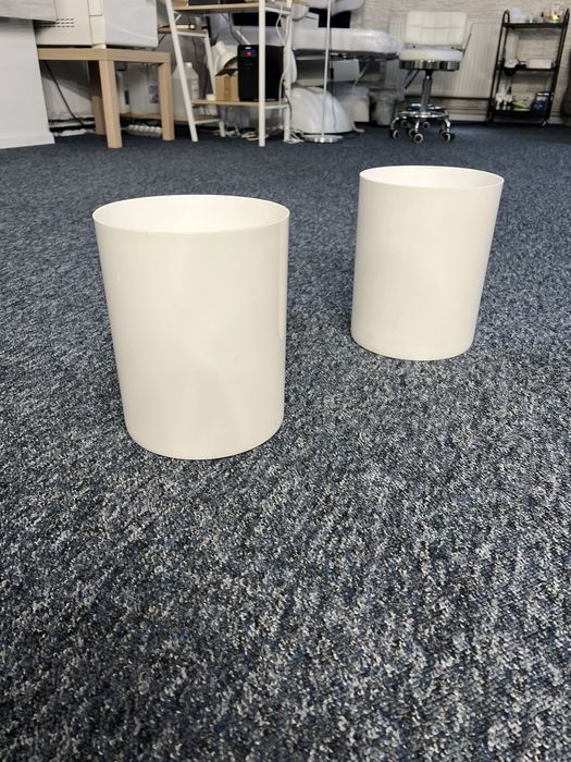 Bialy kosz na smiecie kosmetyczny 5l