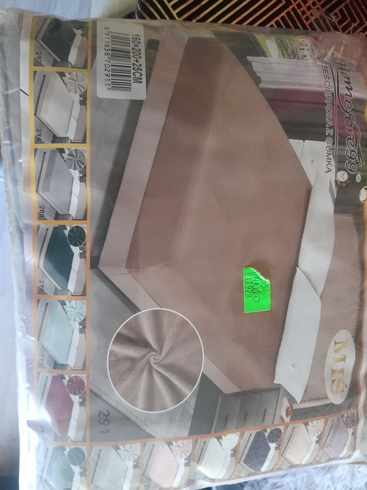 Prześcieradło na gumce miś 160x200