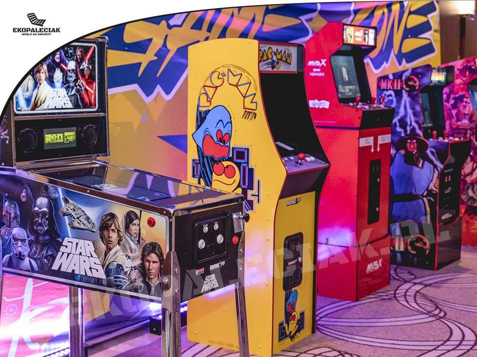 automaty retro, pinball, piłkarzyki, - wynajem (wesela, imprezey)