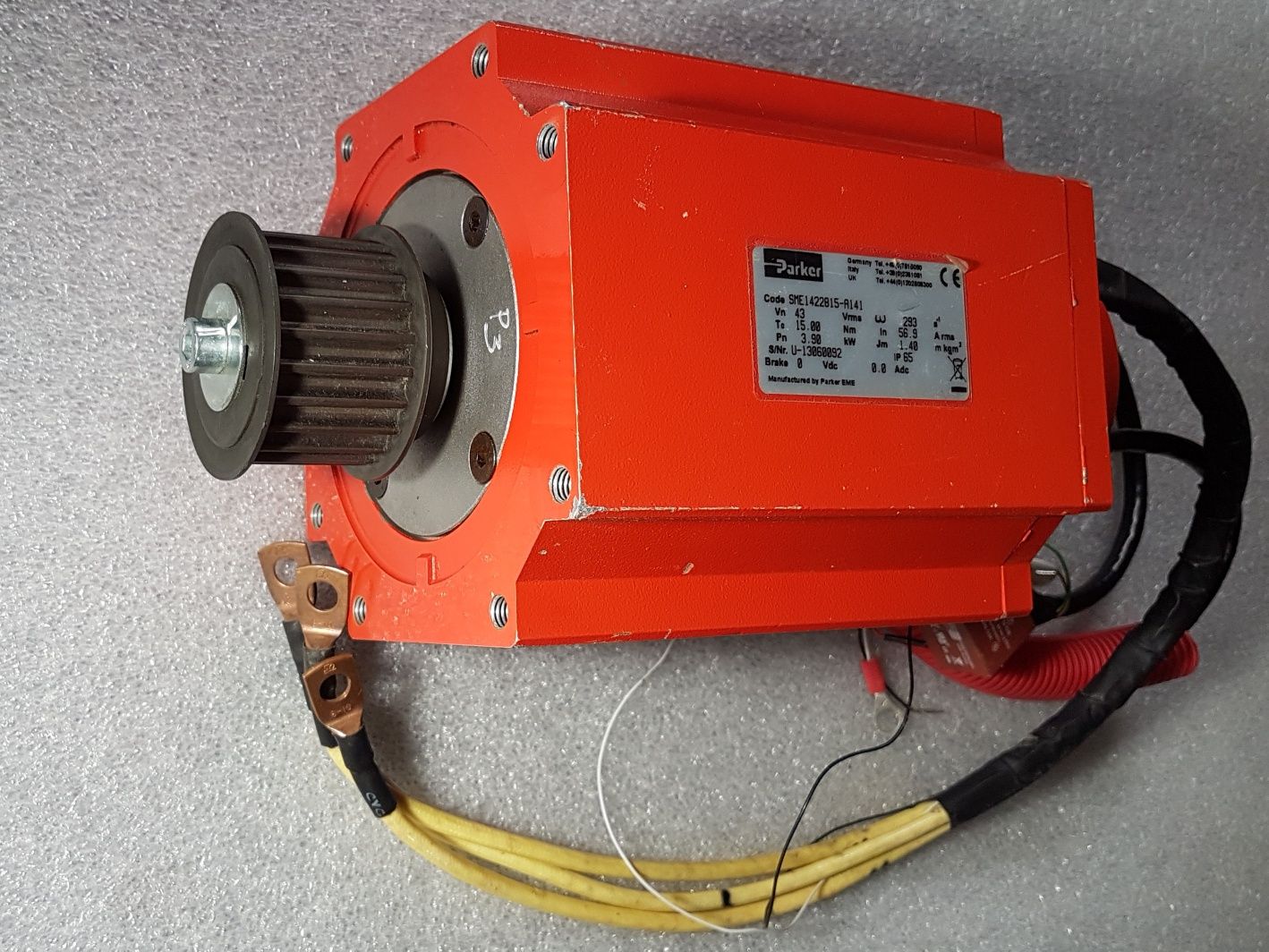 Silnik/generator BLDC 3.9 kW Parker