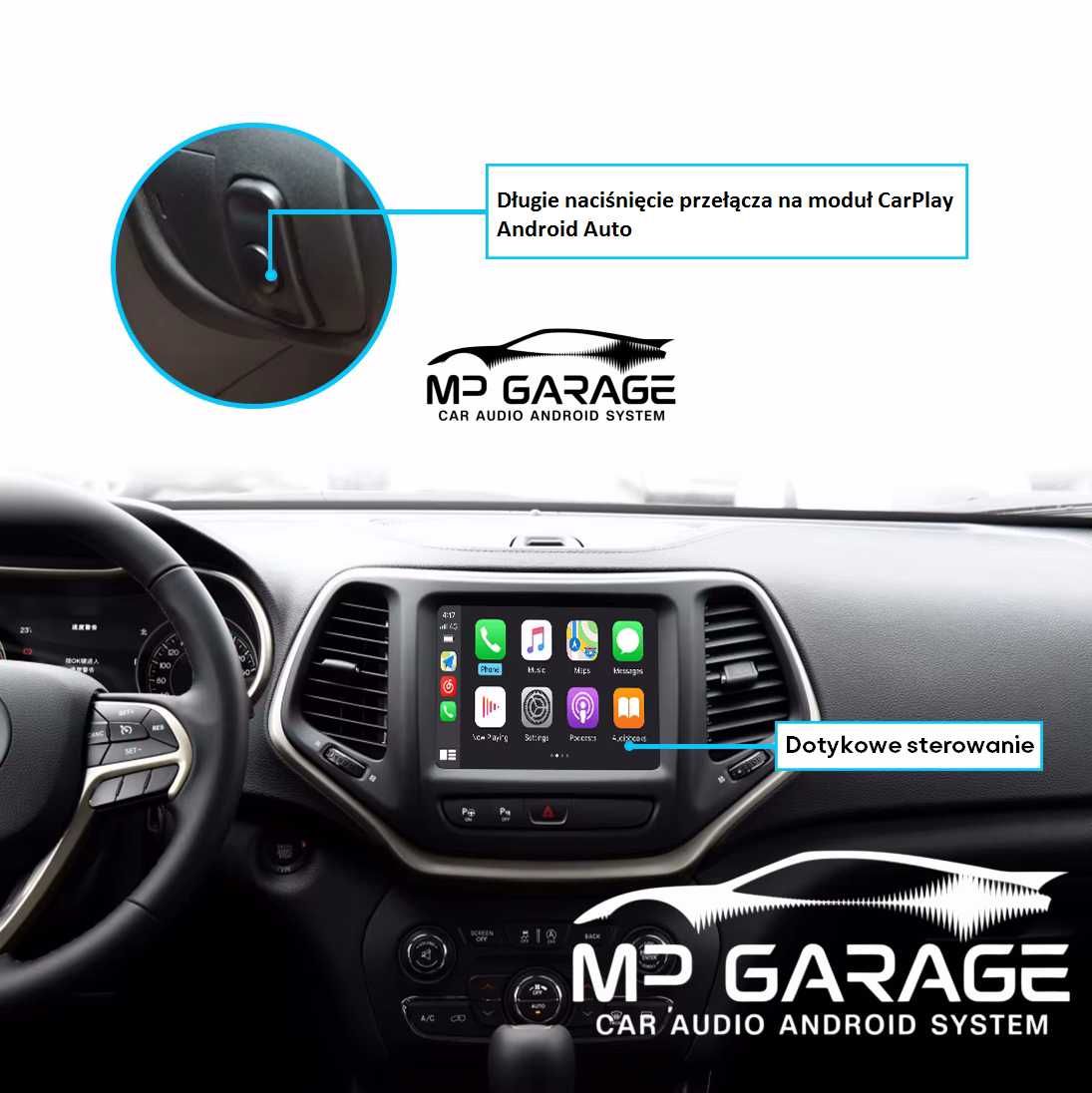 Dodge / Jeep / Chrysler uConnect 8.4 moduł Apple CarPlay/Android Auto