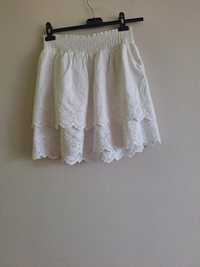 Biala mini spódniczka