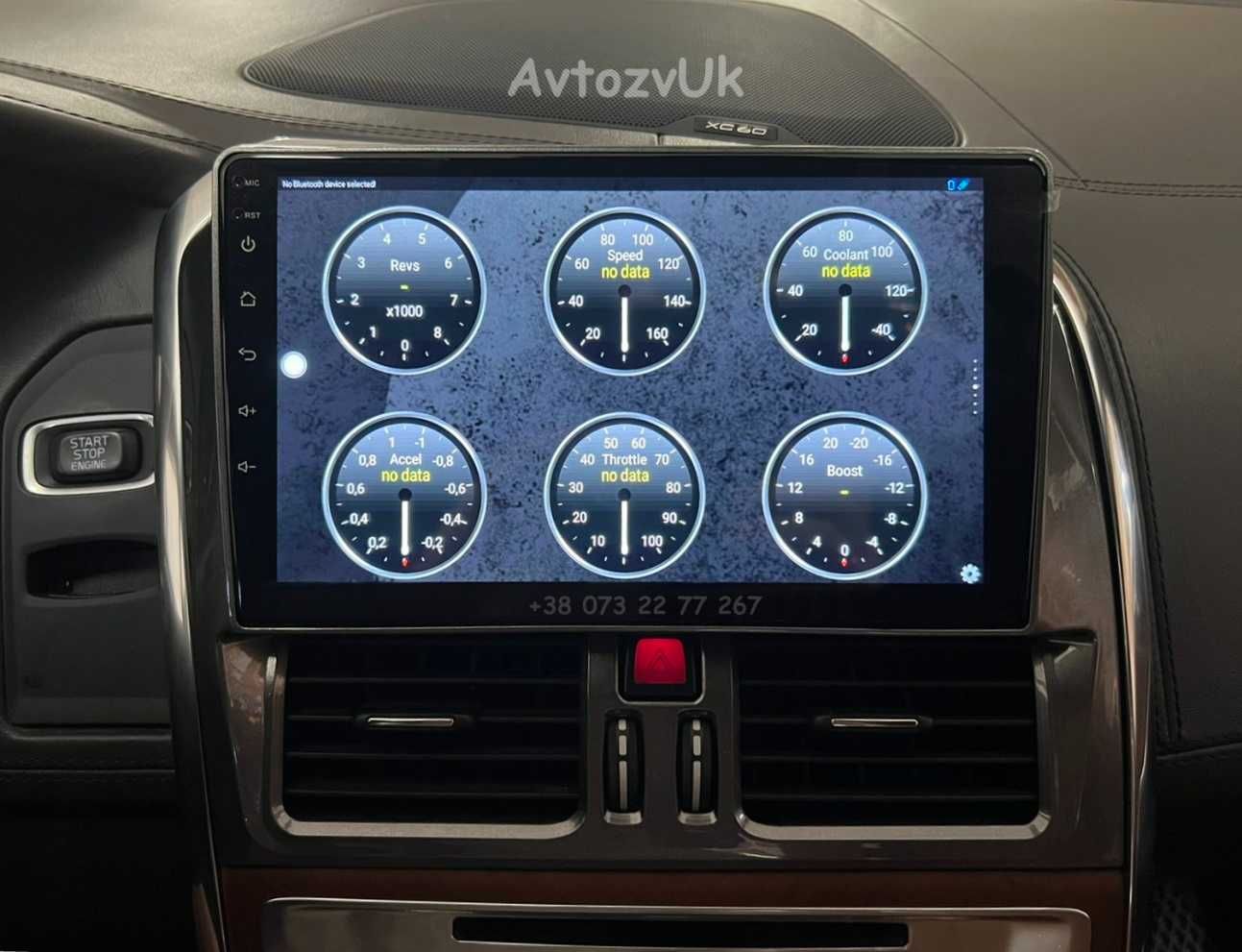 Магнитола XC60 Volvo Вольво ХС60 GPS USB 2 дин din CarPlay Android 14