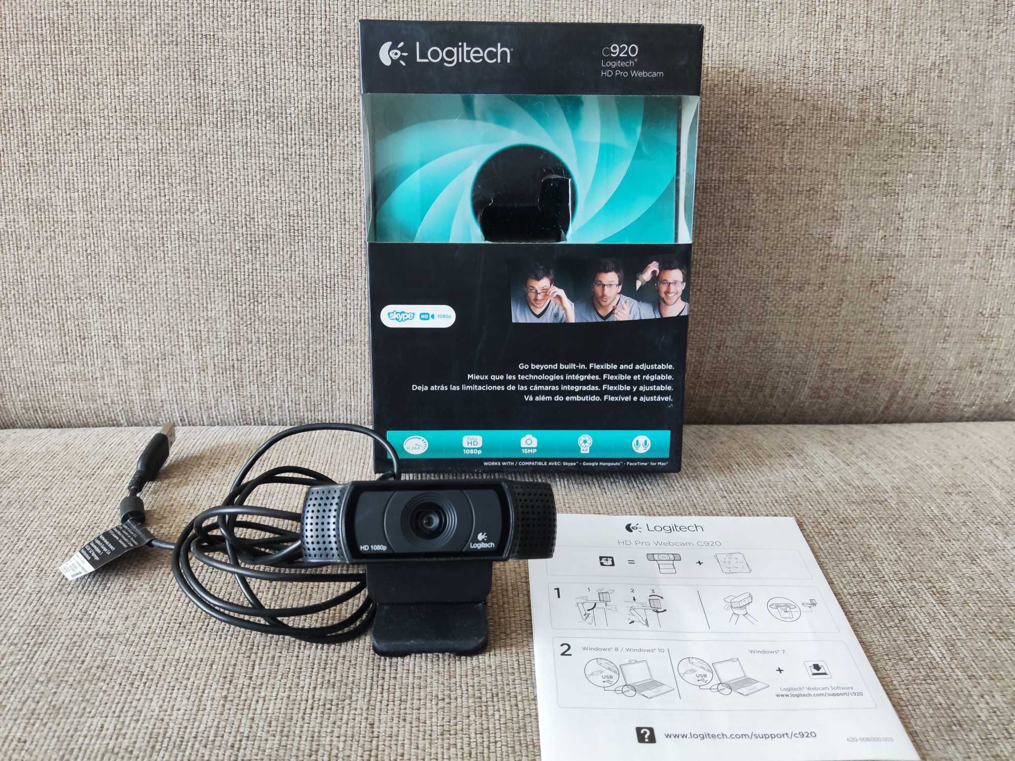 Веб-камера Logitech C920 б/в