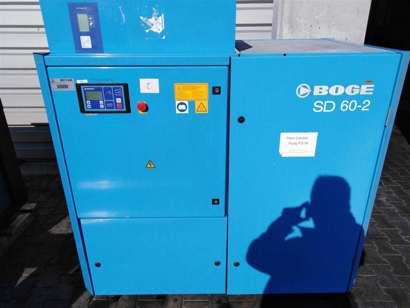 Sprężarka śrubowa Kompresor BOGE SD60, 45+ 1,1 KW 6,34m³ S011245