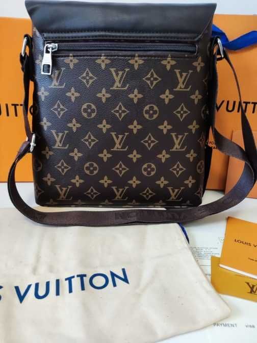 LOUIS VUITTON męska torba Listonoszka, skóra, Francja 0514