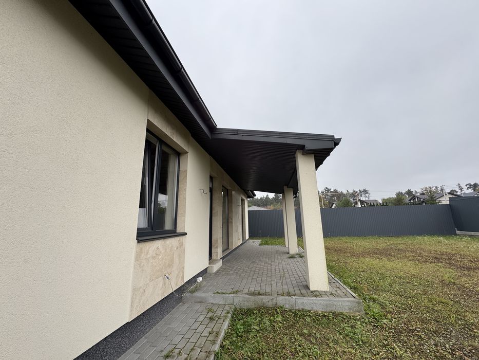 Одноповерховий ОКРЕМИЙ  БУДИНОК  у Лісовій Бучі! Чистове оздоблення!