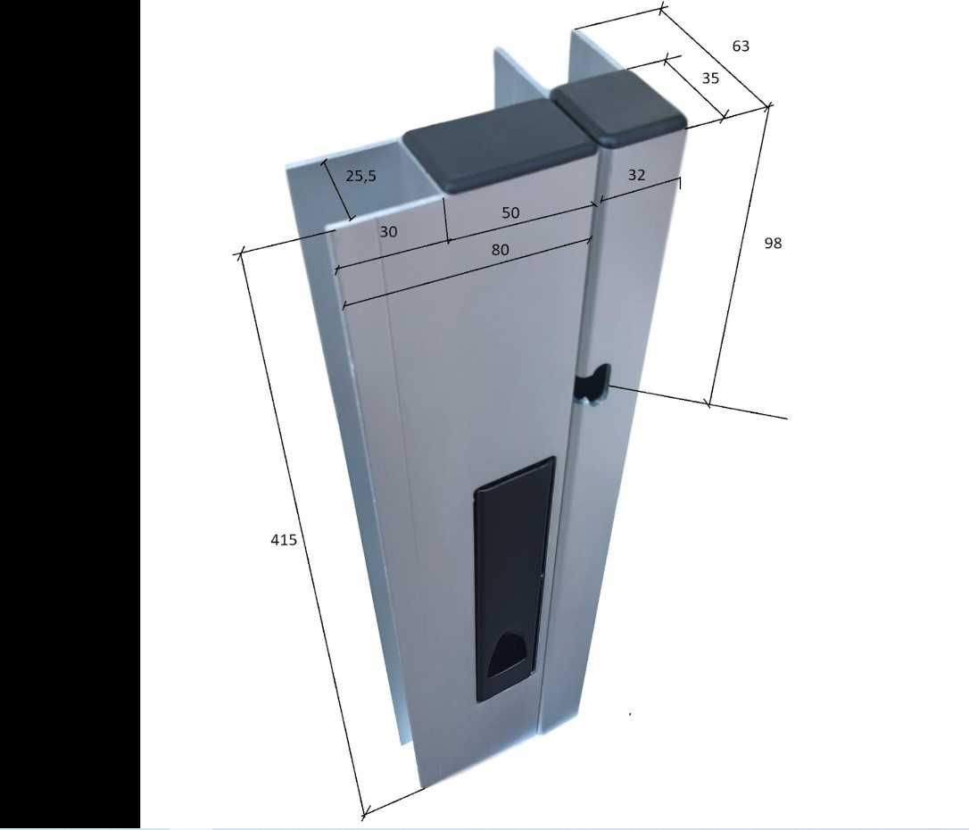 Profil na burty aluminiowe 40cm do przyczepa bus