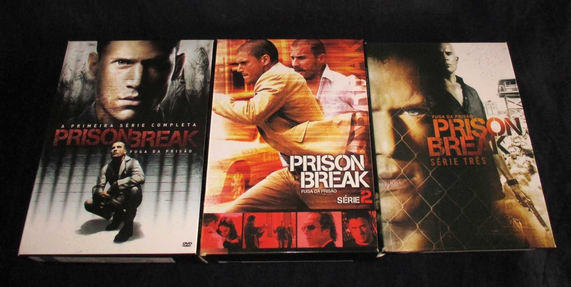 DVD Prison Break Temporadas 1 2 e 3 Fuga da Prisão