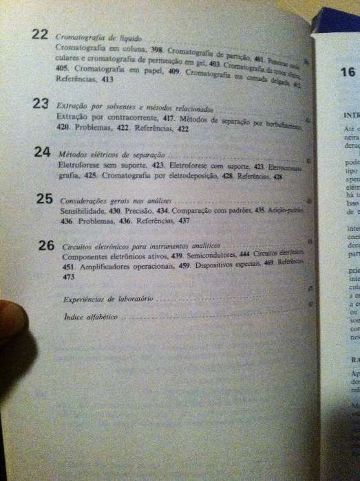 Livros: métodos instrumentais de análise química - vol. i e ii galen