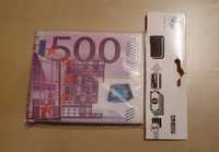 Portfel z banknot euro pomysł na ciekawy śmieszny prezent walentynki