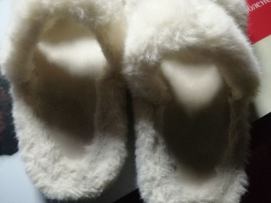 Плюшевые тапочки 38р