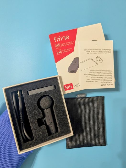 Безпровідний петличний мікрофон FIFINE M6