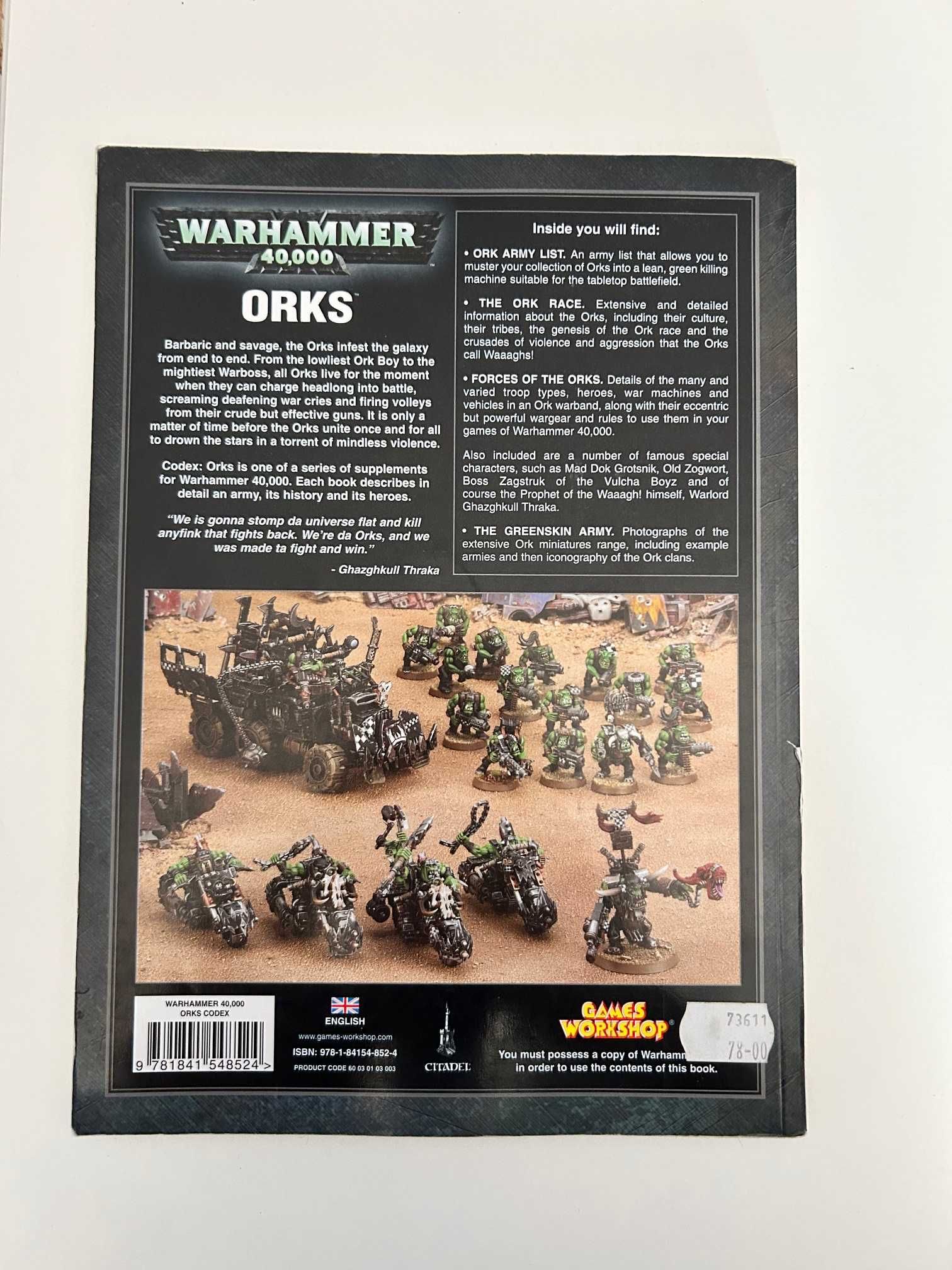 Warhammer 40.000 codex Orks 4 edycja