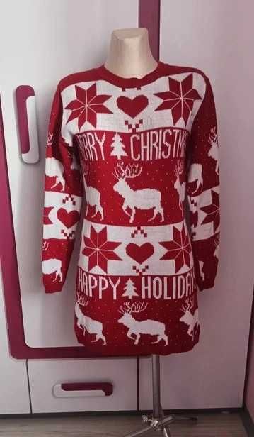 Świąteczna sukienka L śliczna zadbana wygodna