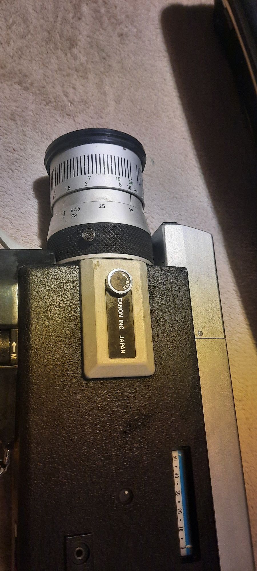 Canon camera de  filmar auto zoom 518 super 8