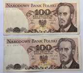 100 zł Ludwik Waryński PRL