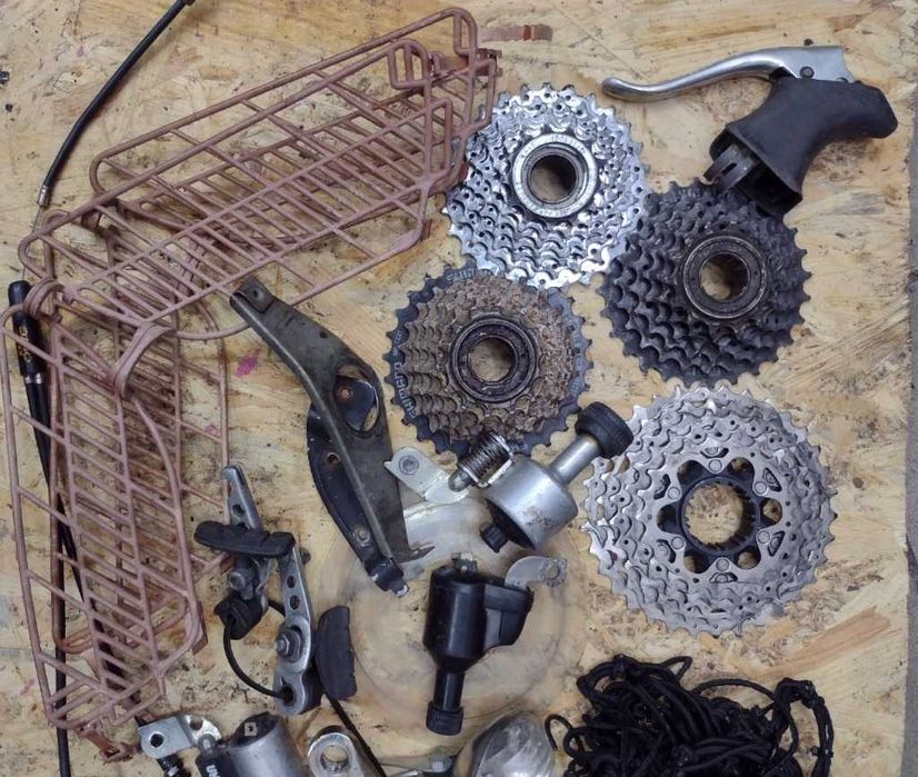 Zestaw pudło pakiet części rowerowych