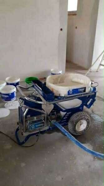 Szpachlowanie malowanie natryskowe