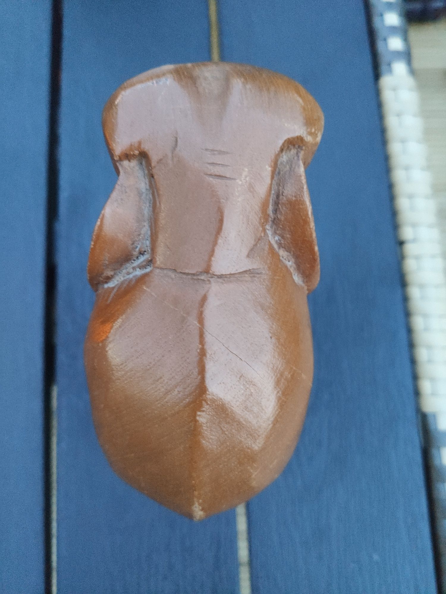 Drewniany słoń figurka słonik 15cm