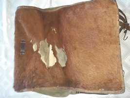 Przedwojenny skórzany plecak