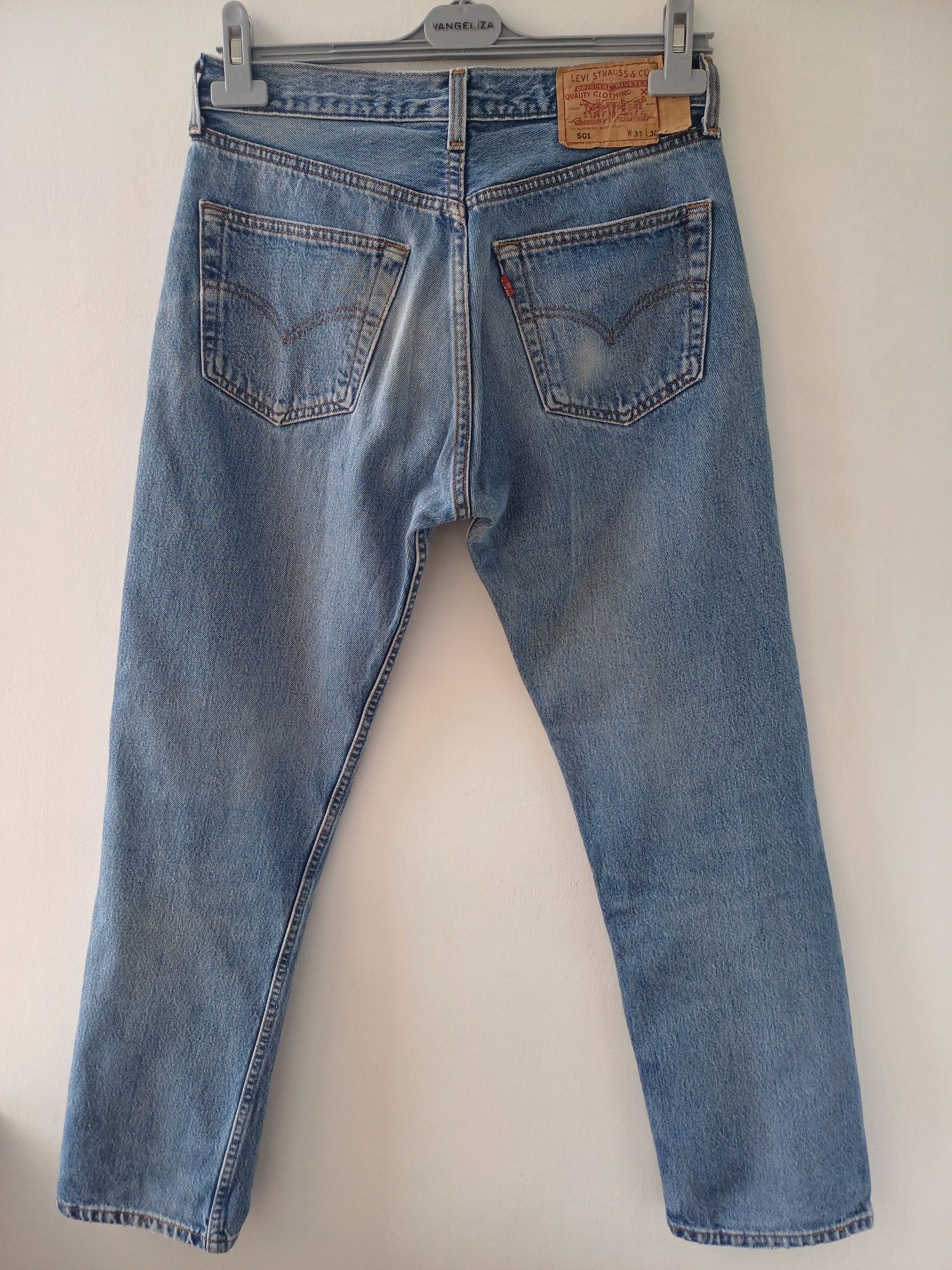 Красивейшие винтажные джинсы LEVIS 501 оригинал made in USA 30×30