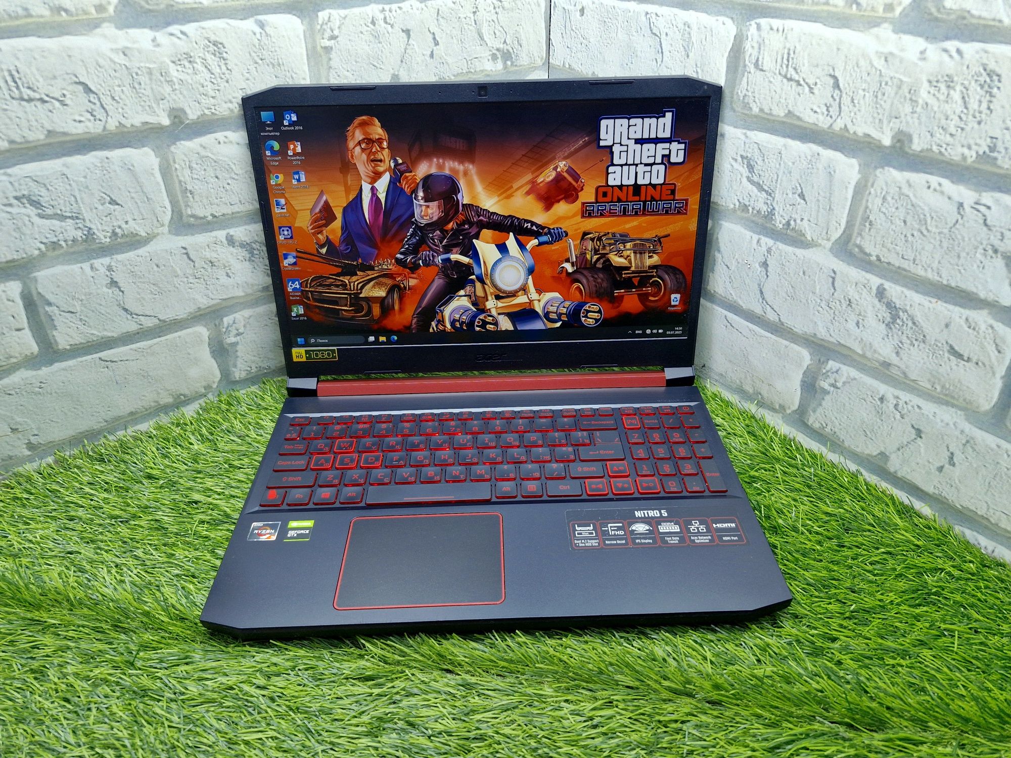 Магазин:Acer Nitro 5/Ryzen 5-3550H/16gb/500SSD+1TB/GTX 1650 4gb/Ноутбу