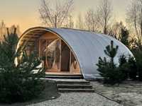 Całoroczny domek letniskowy glamping pergola wiata sauna altana