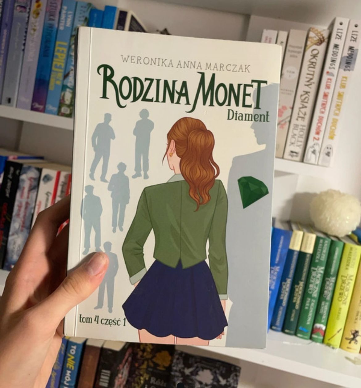 Rodzina Monet diament z autografem weroki marczak